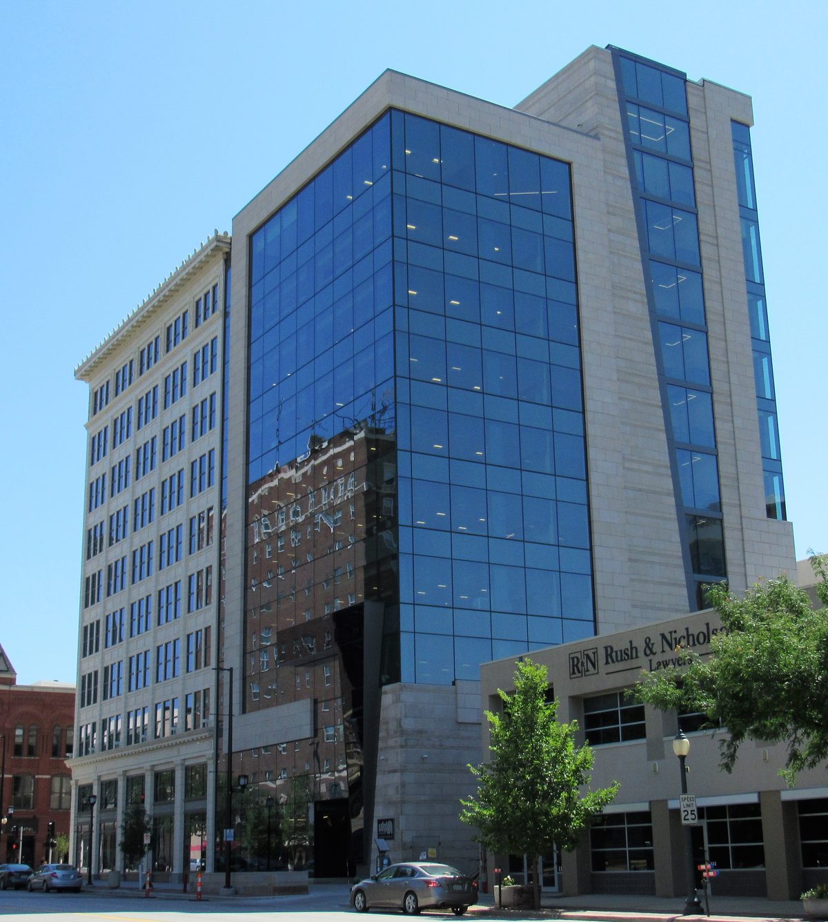 Downtown Cedar Rapids, Iowa.